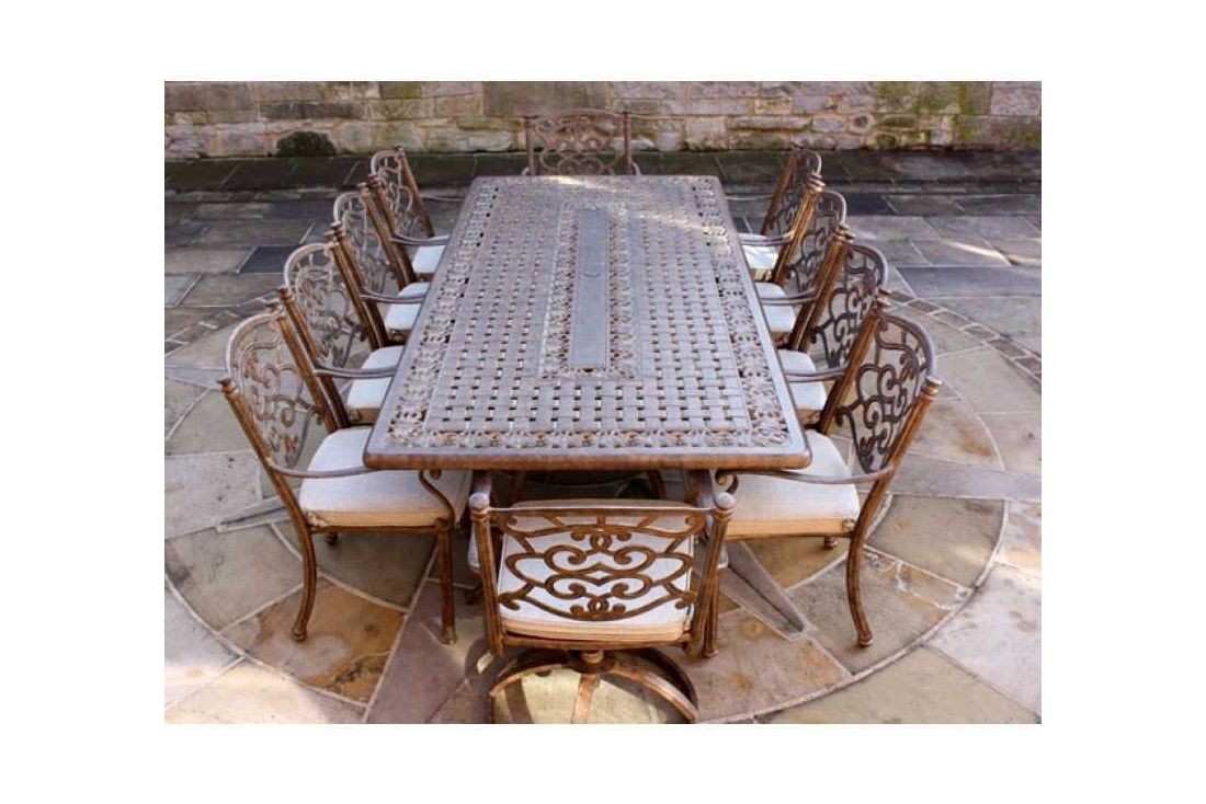 Casino 10 seater Rectangle table & chairs Set