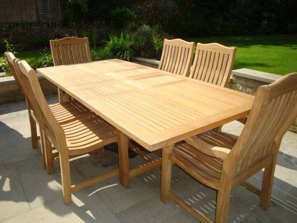 Malvern Medium Teak Dining Set - Certified