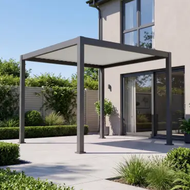 Umbra Aluminium Metal Fixed Roof Carport - 3m x 3m Free Standing