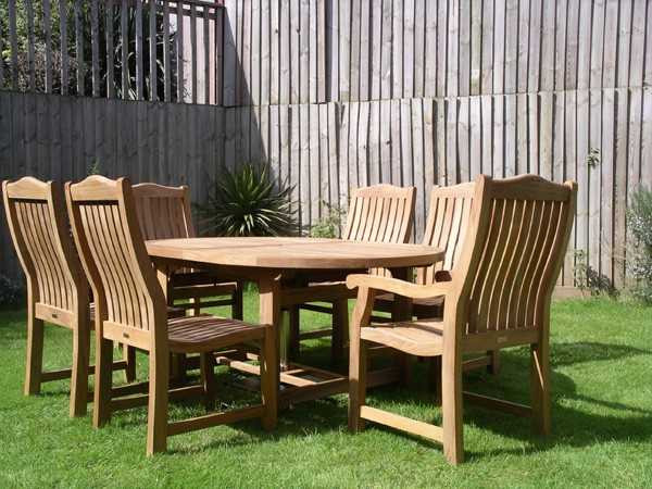 Malvern Medium Teak Dining Set - Certified