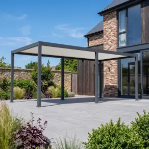 Umbra Aluminium Metal Fixed Roof Carport - 6m x 3m Free Standing