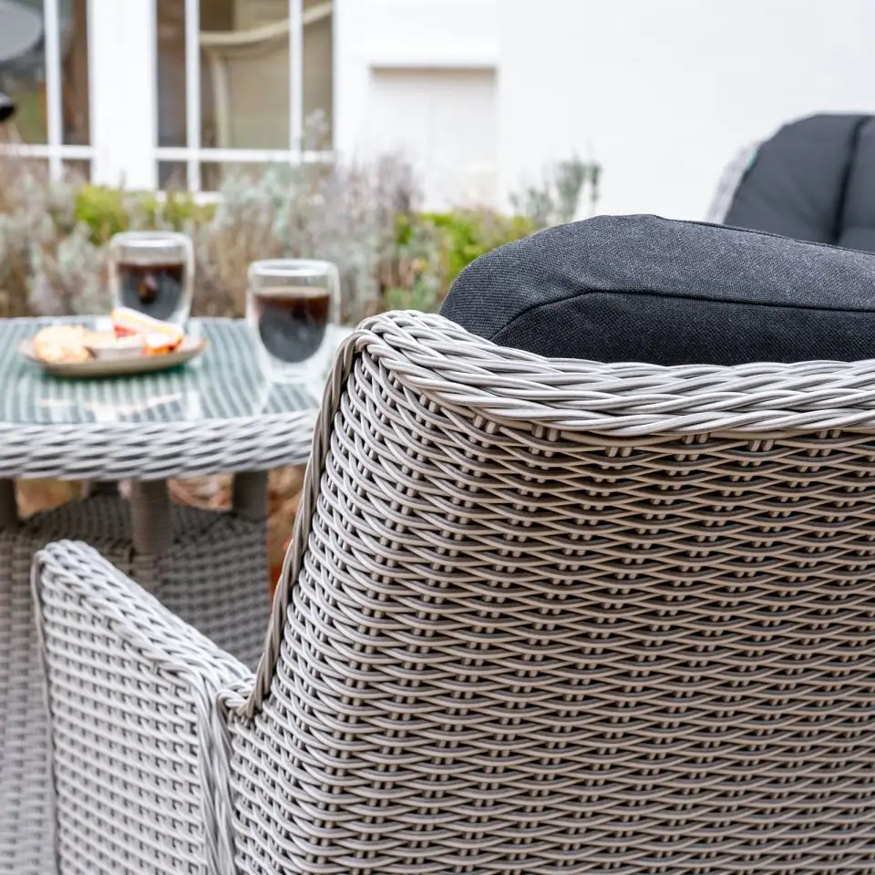 Talia 2 Seat Rattan Bistro Set - Round Table
