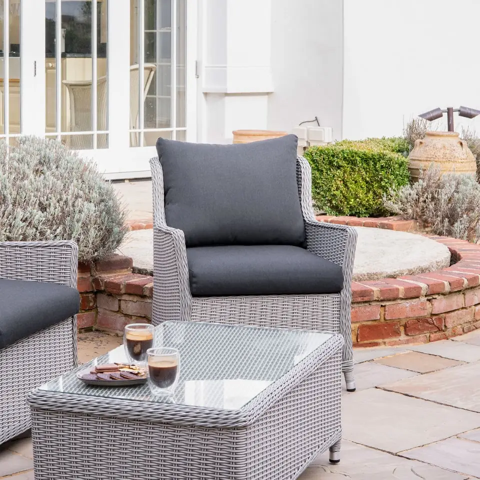 Talia Rattan 2 Seater Sofa Lounging Set