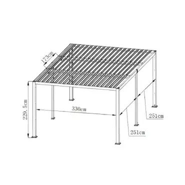 Galaxy Gazebo - 3.5 X 5.4m