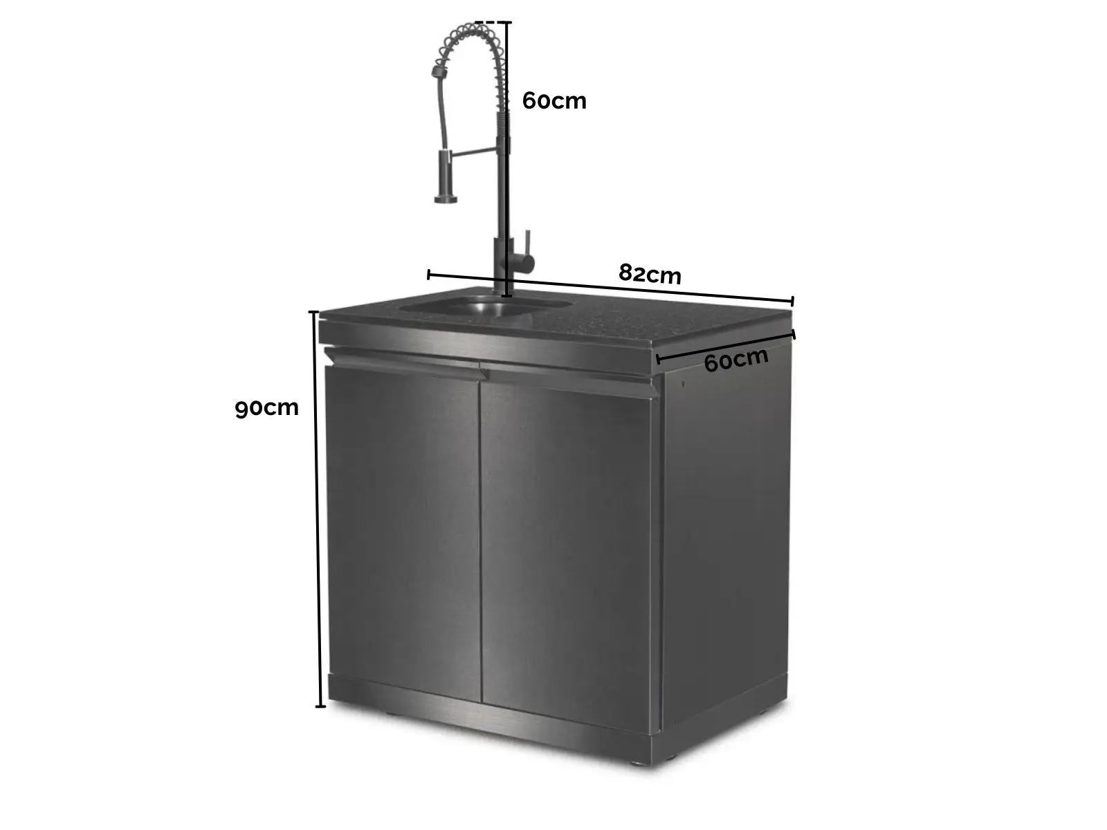 Premium Outdoor Kitchen Sink Unit - Oasis Range