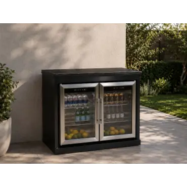 Premium Outdoor Kitchen Double Fridge Unit - Oasis Range