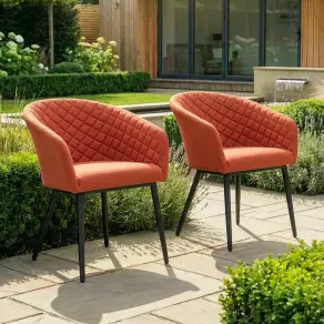 Pair of Fabric Ambition Dining Chairs