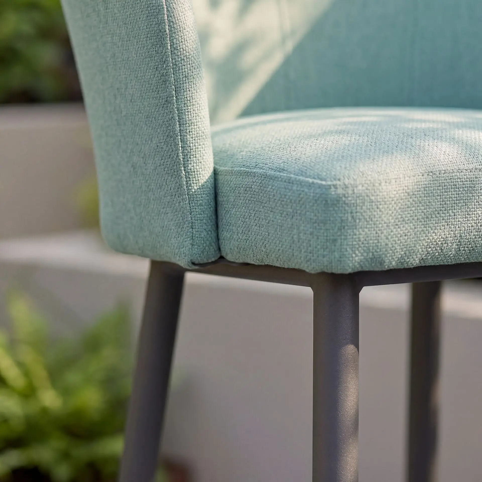 Zen Pair of Fabric High Bar Stools