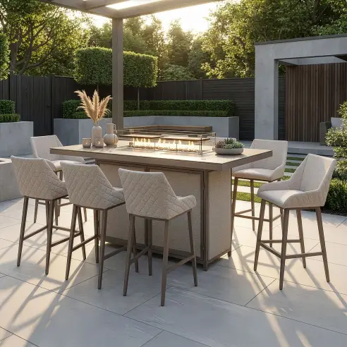 Regal 8 Seat Bar Set Fire Pit