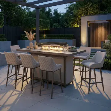 Regal 8 Seat Bar Set Fire Pit