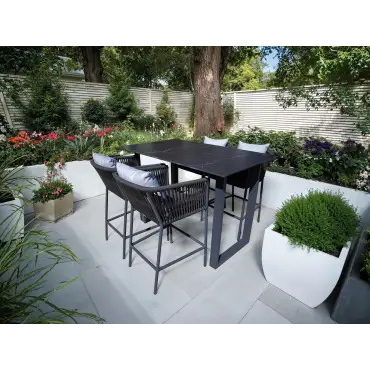 Aruba 4 Chair Bar Dining Set