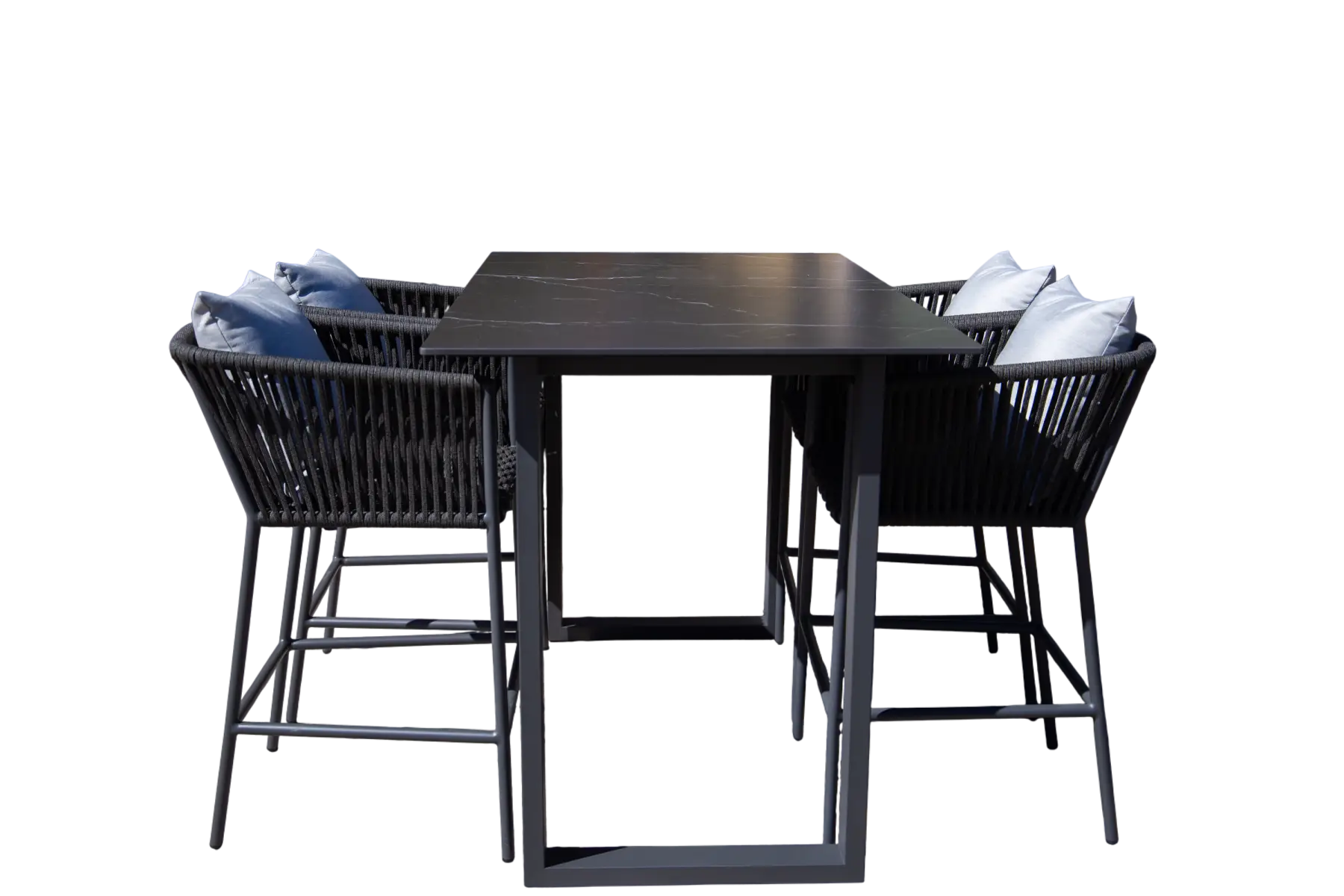 Aruba 4 Chair Bar Dining Set