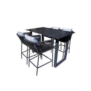 Aruba 4 Chair Bar Dining Set