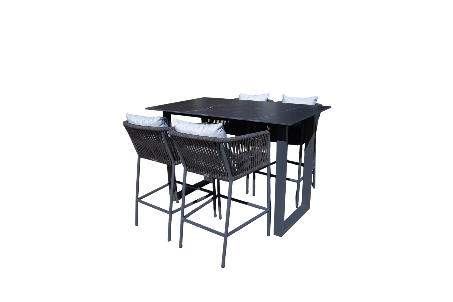 Aruba 4 Chair Bar Dining Set