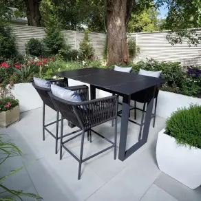 Aruba 4 Chair Bar Dining Set