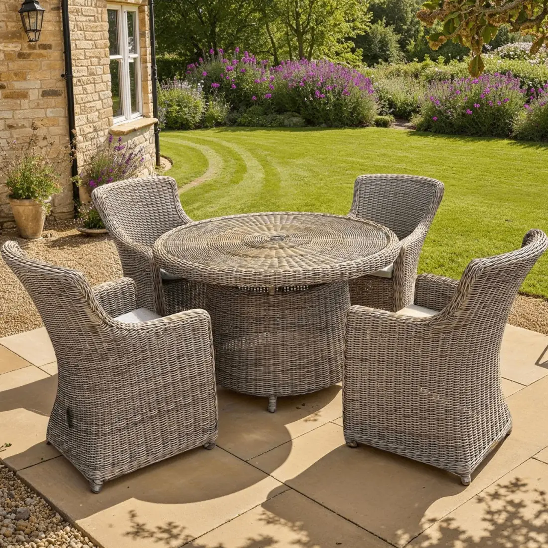 Seville 4 Chair Round Dining Set Seville 4 Chair Round Dining Set