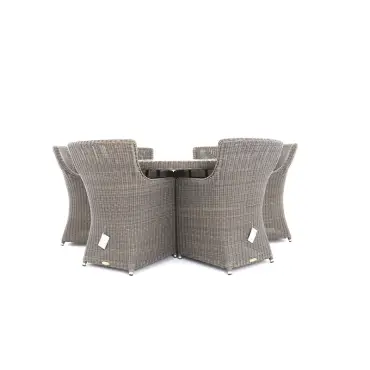 Seville 6 Chair Round Dining Set