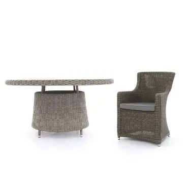 Seville 6 Chair Round Dining Set