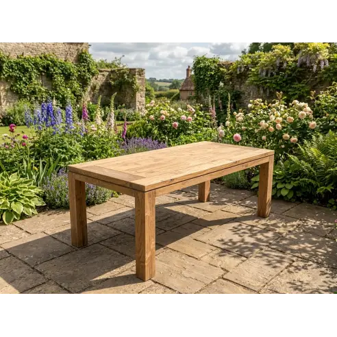 York 2m Table reclaimed teak garden furniture York 2m Table reclaimed teak garden furniture