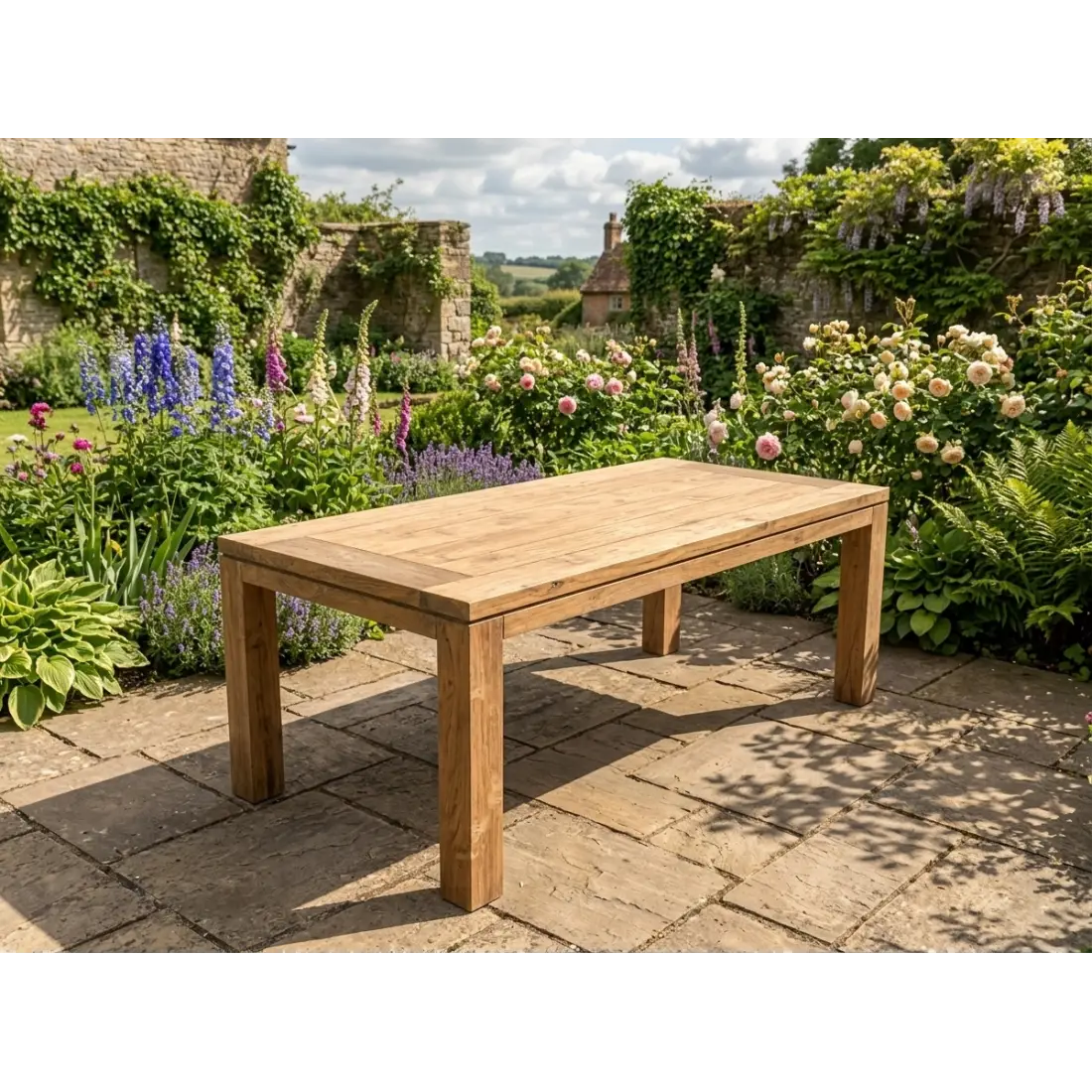 York 2m Table reclaimed teak garden furniture York 2m Table reclaimed teak garden furniture