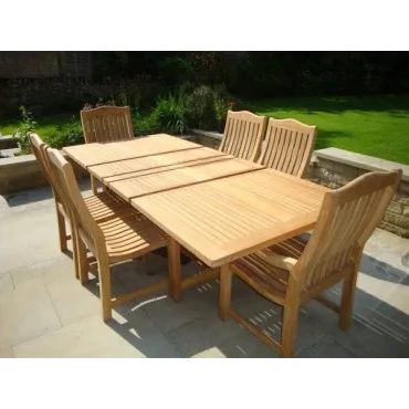 Malvern Medium Teak Dining Set - Certified