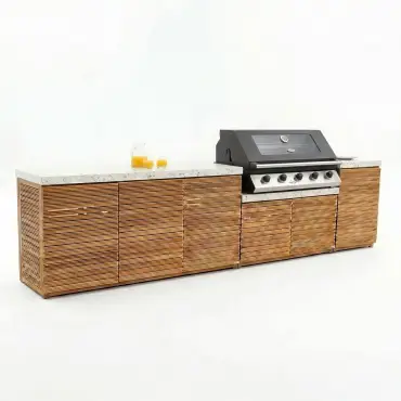 Antigua Large Kitchen Storage Units with Beefeater 1200E Series BBQ