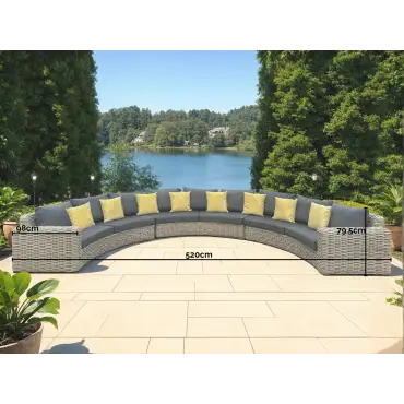 Fiji Curved Sofa Suite