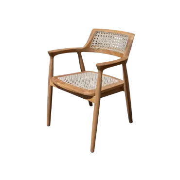 Pair of Pedro Reclaimed Teak Dining Chairs