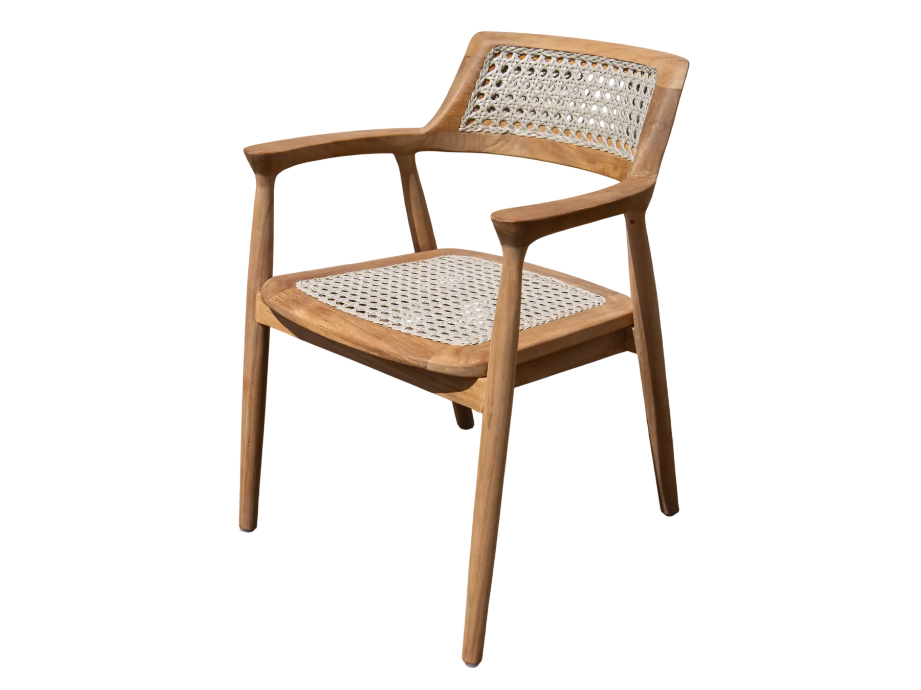 Pair of Pedro Reclaimed Teak Dining Chairs