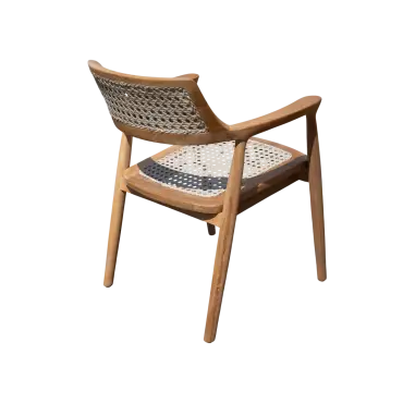Pair of Pedro Reclaimed Teak Dining Chairs