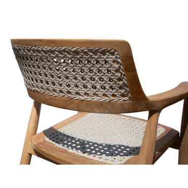 Pair of Pedro Reclaimed Teak Dining Chairs