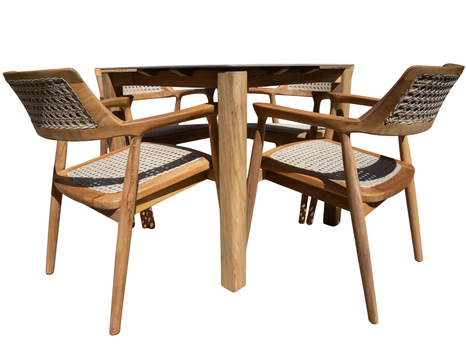 Pedro 4 Chair Dining Set