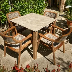 Pedro 4 Chair Dining Set