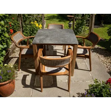 Pedro 4 Chair Dining Set