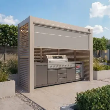 Como Freestanding BBQ Shelter 1