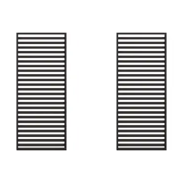 Como Pergola Single Louvre Panel 3m