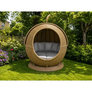 Montana Apple Day Bed Outdoor Rattan Weave