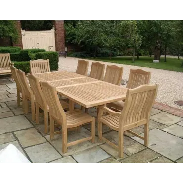 Malvern teak dining set 4