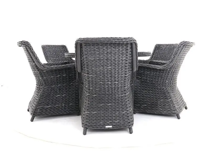 Midnight Montana Round 6 Chair Dining Set