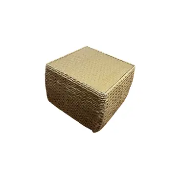 Montana side table with tempered glass top