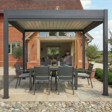 Jupiter Pergola Zip Drop Side Blind - 3m width