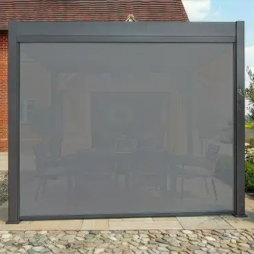 Jupiter Pergola Zip Drop Side Blind - 3m width