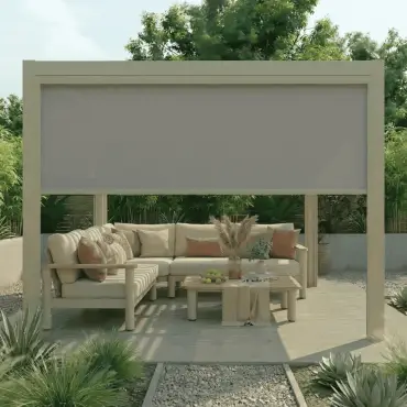 Jupiter Pergola Zip Drop Side Blind - 3m width