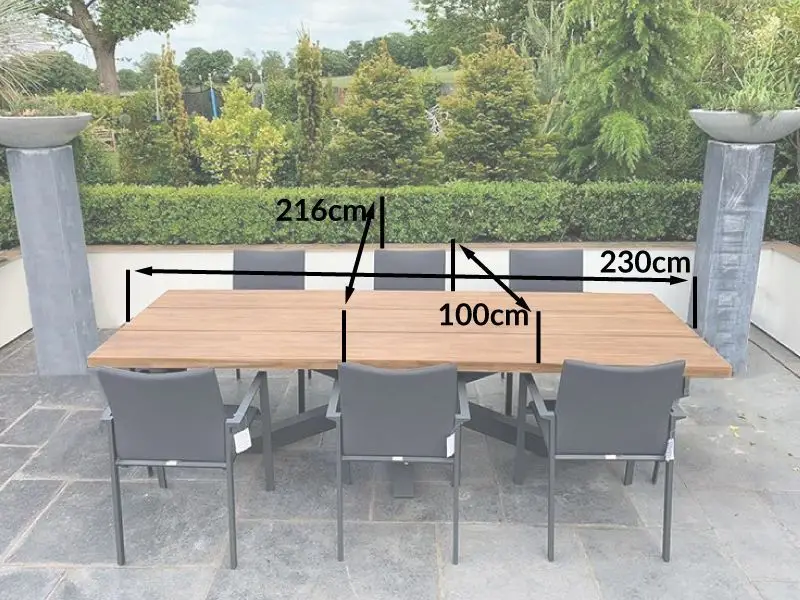 Timor Sense 6 Chair Dining Set Life Range - Certified