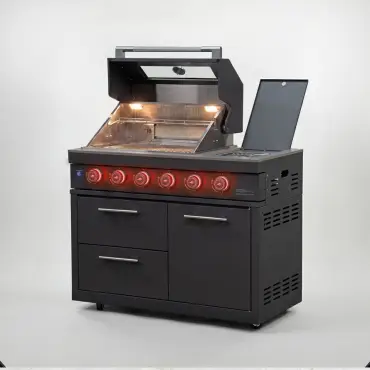 Riley Straight Outdoor Kitchen 4 Burner Gas BBQ S2828-A