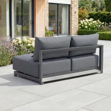 Rex Aluminium Lounging Right-Handed Module – Weatherproof Outdoor