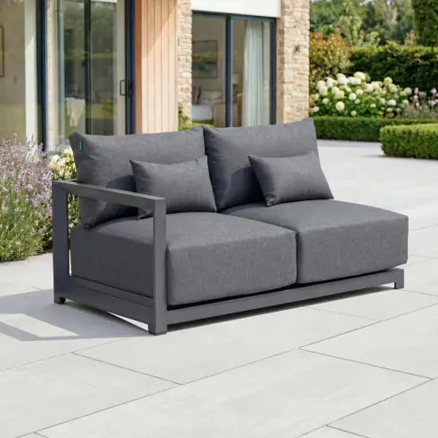 Rex Aluminium Lounging Right-Handed Module – Weatherproof Outdoor