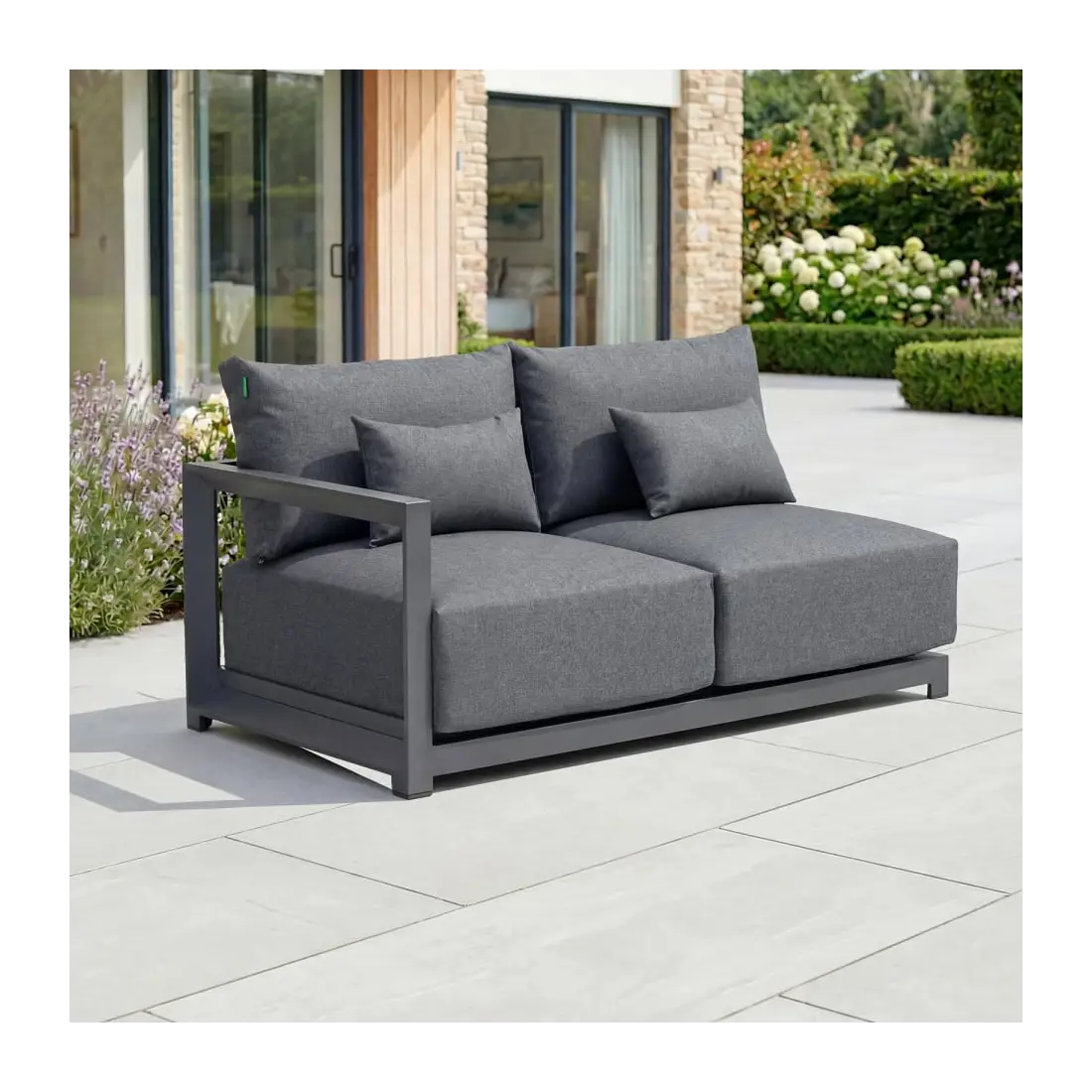 Rex Aluminium Lounging Right-Handed Module – Weatherproof Outdoor