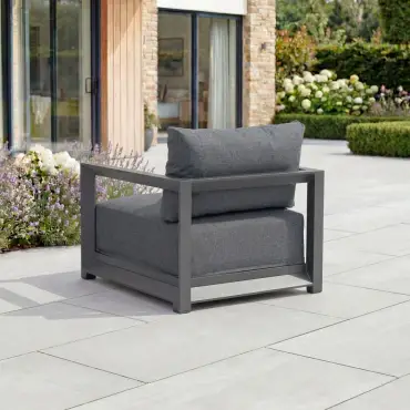 Rex Aluminium Lounging Armchair – Weatherproof Outdoor