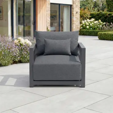 Rex Aluminium Lounging Armchair – Weatherproof Outdoor